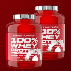 SCITEC NUTRITION - 100% WHEY PROTEIN PROFESSIONAL PROTEIN DRINK - 2 x 2350 G
