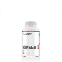 GYMBEAM - OMEGA-3 1000 MG FISH OIL -  HALOLAJBÓL SZÁRMAZÓ OMEGA-3 ZSÍRSAVAK - 120 KAPSZULA