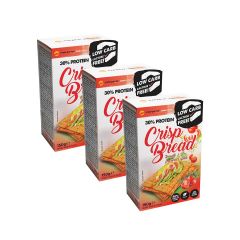 FORPRO - LOW CARB 30% PROTEIN CRISP BREAD - SZÉNHIDRÁTCSÖKKENTETT LAPKENYÉR 30% FEHÉRJÉVEL - 3 x 150 G