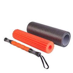 LIVEPRO - 3 IN 1 YOGA ROLLER - JÓGA HENGER KÉSZLET - 45 CM