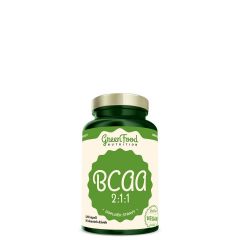 GREENFOOD NUTRITION - BCAA 2:1:1 - ELÁGAZÓ LÁNCÚ AMINOSAV FORMULA - 120 KAPSZULA