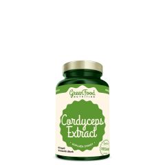 GREENFOOD NUTRITION - CORDYCEPS EXTRACT - KÍNAI HERNYÓGOMBA KIVONAT - 90 KAPSZULA