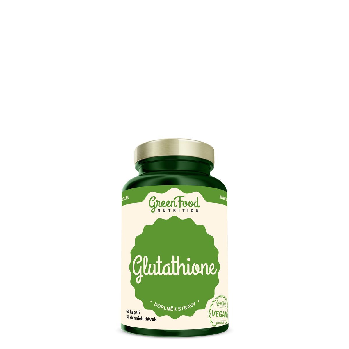 GREENFOOD NUTRITION - GLUTATHIONE 250 MG - L-GLUTATION 99% ÉTRENDKIEGÉSZÍTŐ - 60 KAPSZULA
