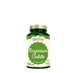 GREENFOOD NUTRITION - MAGNESIUM CHELATE - MAGAS BIOHASZNOSULÁSÚ KELÁTKÖTÉSŰ MAGNÉZIUM B6-VITAMINNAL - 90 KAPSZULA