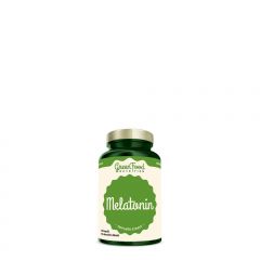 GREENFOOD NUTRITION - MELATONIN 1 MG - ALVÁSSEGÍTŐ KOMPLEX MELATONINNAL, TRIPTOFÁNNAL ÉS B6-VITAMINNAL - 60 KAPSZULA
