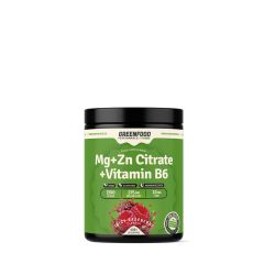 GREENFOOD PERFORMANCE - MG+ZN CITRATE + VITAMIN B6 - MAGNÉZIUM ÉS CINK-CITRÁT ITALPOR B6 VITAMINNAL - 420 G