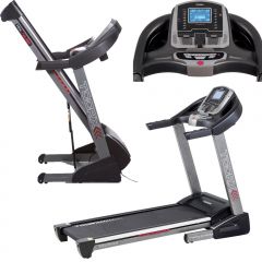 TOORX FITNESS - TOURING TREADMILL - FÉLPROFESSZINÁLIS OTTHONI FUTÓPAD INTENZÍV EDZÉSEKHEZ - MAX 5 LE, MAX 22 KM/H