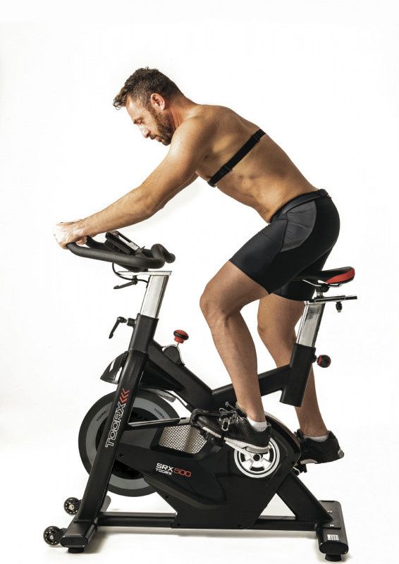 TOORX FITNESS - SRX 500 SPIN BIKE PRÉMIUM OTTHONI SPINNING KERÉKPÁR, 24 KG LENDKERÉK
