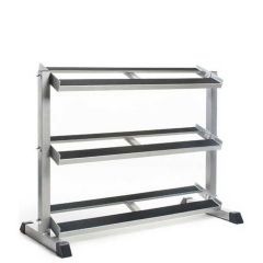 TOORX FITNESS - HÁROM SZINTES KÉZISÚLYZÓ TÁROLÓ ÁLLVÁNY 300 KG SÚLYHOZ