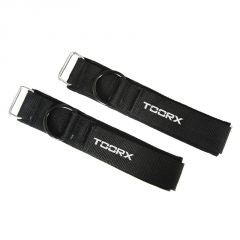TOORX FITNESS - ANKLE STRAPS CABLE ATTACHMENT - TÉPŐZÁRAS BOKAPÁNT CSIGÁS EDZŐTERMI GÉPEKHEZ - 1 PÁR