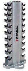 TOORX FITNESS - DUMBBELL RACK TOWER - SÚLYZÓTARTÓ TORONY 10 PÁR KÉZISÚLYZÓHOZ