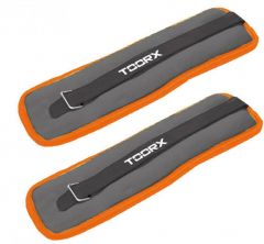 TOORX FITNESS - ANKLE & WRIST WEIGHT SET - BOKA- ÉS CSUKLÓSÚLY KÉSZLET - 2 x 1 KG