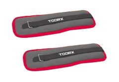 TOORX FITNESS - ANKLE & WRIST WEIGHT SET - BOKA- ÉS CSUKLÓSÚLY KÉSZLET - 2 x 2 KG