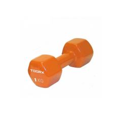 TOORX FITNESS - VINYL DUMBBELL - EGYKEZES MŰANYAGBEVONATÚ KÉZISÚLYZÓ - 1 KG