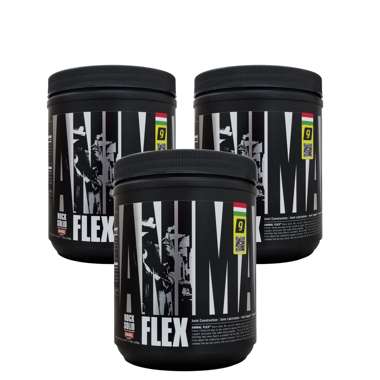 UNIVERSAL - ANIMAL FLEX POWDER - THE COMPLETE JOINT SUPPORT STACK - 3 x 381 G