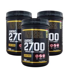 UNIVERSAL - AMINO 2700 - MAGAS DÓZISÚ L- AMINO ÉS PEPTIDKÖTÉSŰ AMINO FORMULA - 3 x 350 TABLETTA