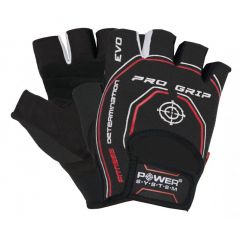 POWER SYSTEM - GLOVES PRO GRIP EVO-BLACK PS 2260 E - FITNESS KESZTYŰ FEKETE