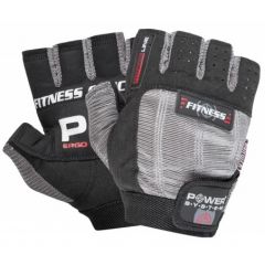 POWER SYSTEM - GLOVES FITNESS-BLACK/GREY PS 2300 - FITNESZ ÉS BODYBUILDING KESZTYŰ FEKETE/SZÜRKE