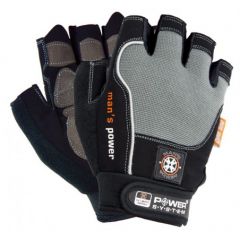 POWER SYSTEM - GLOVES MANS POWER-GREY PS 2580 - FÉRFI FITNESS KESZTYŰ SZÜRKE