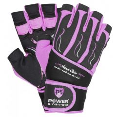 POWER SYSTEM - GLOVES FITNESS CHICA-PINK PS 2710 - NŐI FITNESS KESZTYŰ PINK