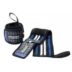 POWER SYSTEM- WRIST WRAPS-BLUE PS 3500 - FITNESS CSUKLÓBANDÁZS KÉK