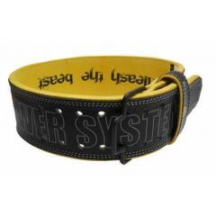 POWER SYSTEM - BELT POWER BEAST-YELLOW PS 3830 - ERŐEMELŐ ÖV SÁRGA