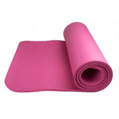 POWER SYSTEM - FITNESS YOGA MAT PLUS - FITNESZ ÉS JÓGASZŐNYEG PS 4017 - 180 x 61 x 1 CM - PINK