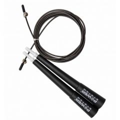 POWER SYSTEM - CROSSFIT JUMP ROPE-BLACK PS 4033 - UGRÓKÖTÉL FUNKCIONÁLIS EDZÉSHEZ FEKETE