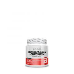 BioTech USA - GLUCOMANNAN + CHROMIUM - ÉTREND-KIEGÉSZÍTŐ ITALPOR - 225 G