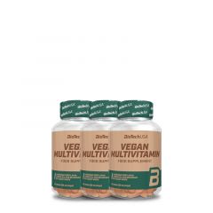 BioTech USA - VEGAN MULTIVITAMIN - MILTIVITAMIN TABLETTA - 3 X 60 TABLETTA