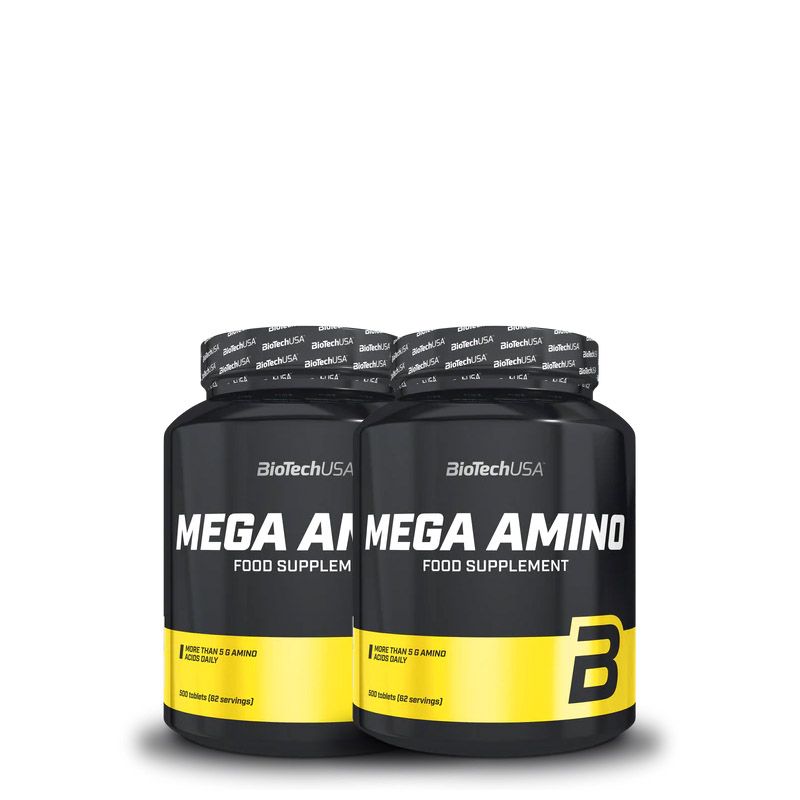 BioTech USA - MEGA AMINO - AMINOSAV TABLETTA - 2 X 500 TABLETTA