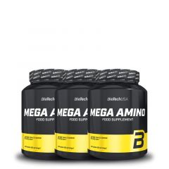 BioTech USA - MEGA AMINO - AMINOSAV TABLETTA - 3 X 500 TABLETTA