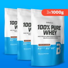 BioTech USA - 100% PURE WHEY - 3 x 1000 G