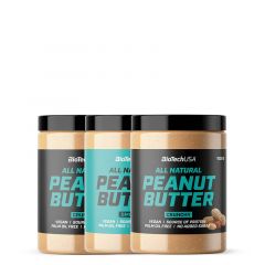 BioTech USA - PEANUT BUTTER - MOGYORÓVAJ - 3 X 1000 G