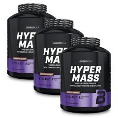 BioTech USA - HYPER MASS - PROTEIN CARB FUSION - 3 x 4000 G