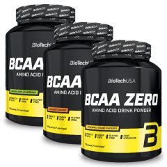 BioTech USA - BCAA ZERO - AMINO ACID DRINK POWDER - 3 X 700 G
