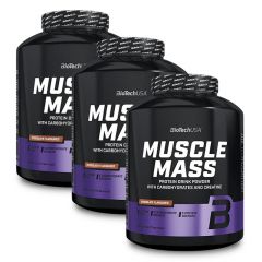 BioTech USA - MUSCLE MASS - 3 X 4000 G