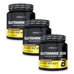 BioTech USA - GLUTAMINE ZERO - 3 x 300 G