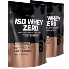 BioTech USA - ISO WHEY ZERO CAFFÉ LATTE - FEHÉRJE IZOLÁTUM - 2 X 500 G