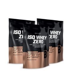 BioTech USA - ISO WHEY ZERO CAFFÉ LATTE - FEHÉRJE IZOLÁTUM - 3 X 500 G