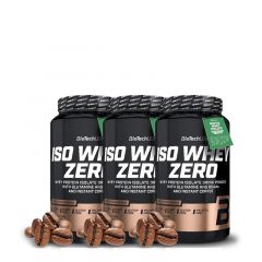 BioTech USA - ISO WHEY ZERO CAFFÉ LATTE - FEHÉRJE IZOLÁTUM - 3 X 908 G