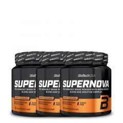 BioTech USA - SUPERNOVA - PRE-WORKOUT DRINK POWDER - 3 X 282 G