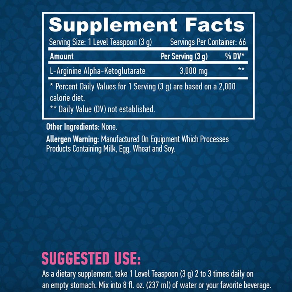 HAYA LABS - 100% PURE AAKG - 200 G