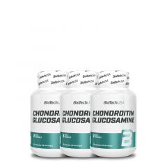 BioTech USA - CHONDROITIN-GLUCOSAMINE - ÍZÜLETVÉDŐ KAPSZULA - 3 X 60 KAPSZULA