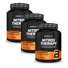 BioTech USA - NITROX THERAPY - PRE-WORKOUT FORMULA - 3 X 680 G