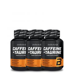 BioTech USA - CAFFEINE + TAURINE - 3 X 60 KAPSZULA