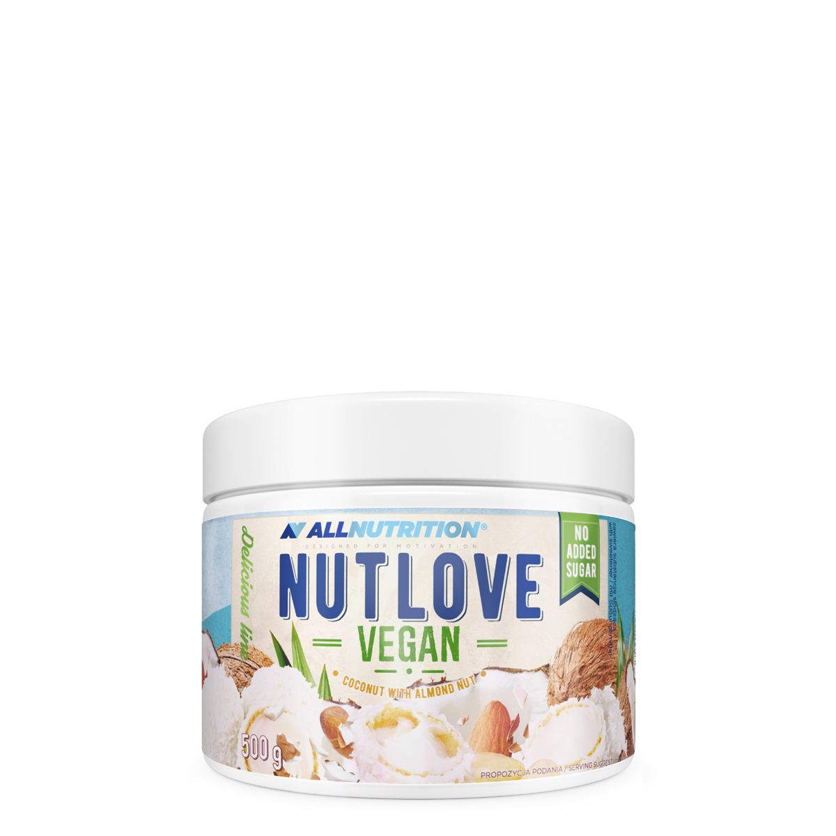ALLNUTRITION - NUTLOVE VEGAN - COCONUT WITH ALMOND NUT - 500 G