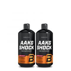 BioTech USA - AAKG SHOCK - EDZÉS ELŐTTI ITAL - 2 X 1000 ML
