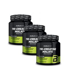 BioTech USA - TRI CREATINE MALATE - COMPLEX CREATINE FORMULA - 3 X 300 G