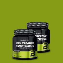 BioTech USA - 100% MICRONIZED CREATINE MONOHYDRATE - 2 x 300 G